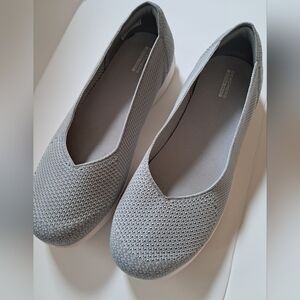 Skechers Gray Goga Mat Slip-On Flats